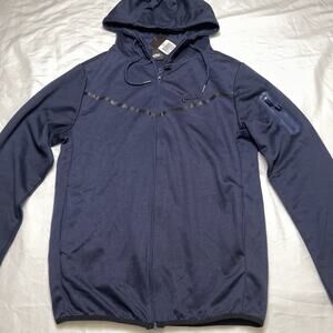 New Nike tech Sweater 724402 Men Size M NAVY Blue MSRP $179.99